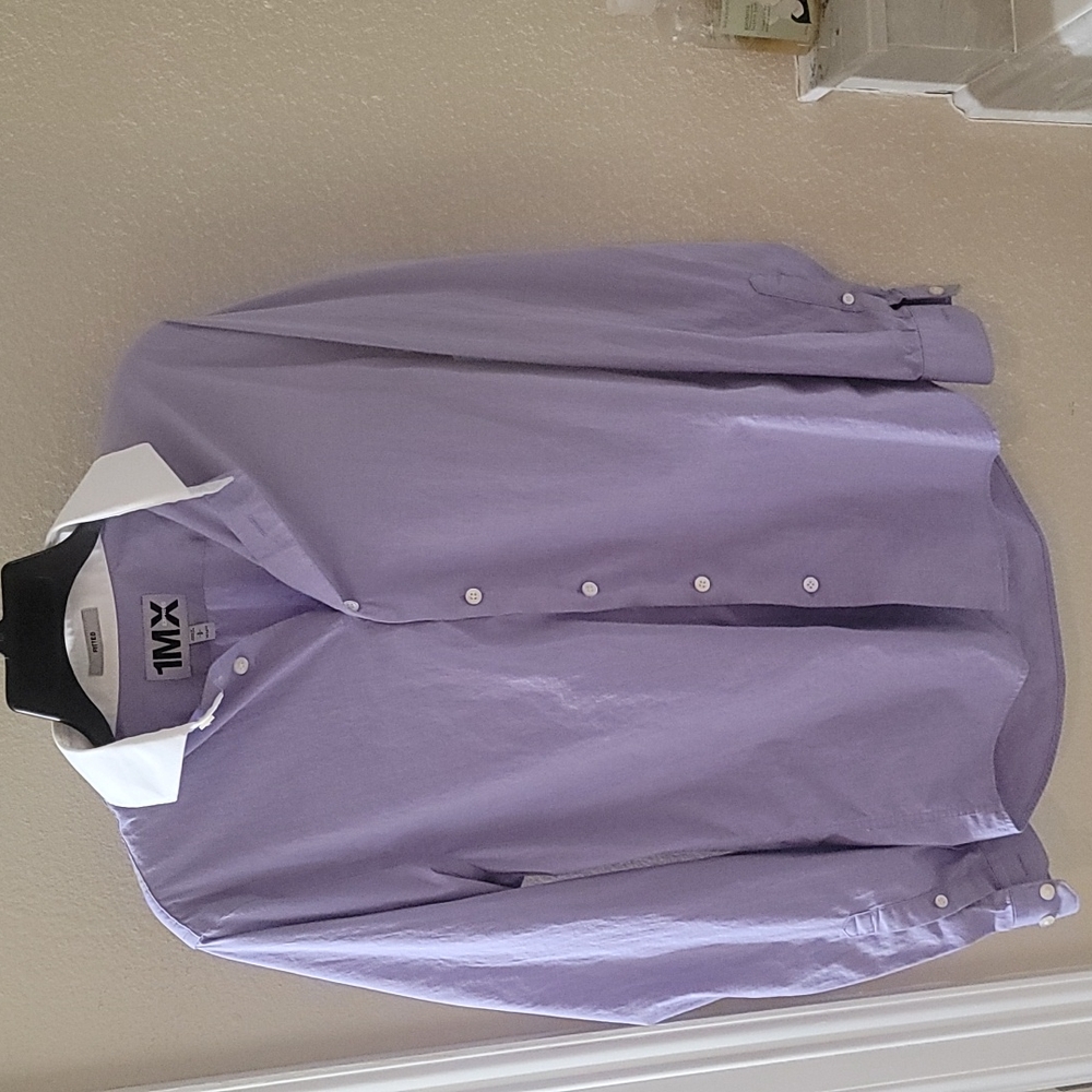 Stylish Men's Fitted Buttondown, 14 1/2, MS